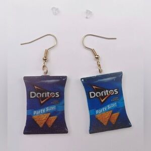 Ranch Chips Themed - Fun Party - Costume Snack Design - Hook Earrings
